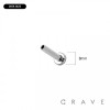 IMPLANT GRADE TITANIUM PRONG SET PUSH IN THREADLESS LABRET SET